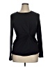 Donna Degnan Black Long Sleeve Top Size XL - photo 1