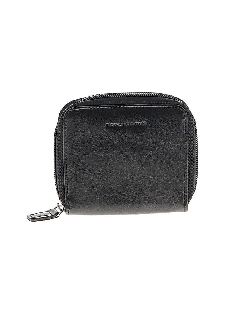 Pre-owned Assorted Brands Leather Wallet In Black