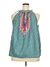 Shein Curve 100% Polyester Teal Sleeveless Blouse Size 20 Plus (4) - photo 2