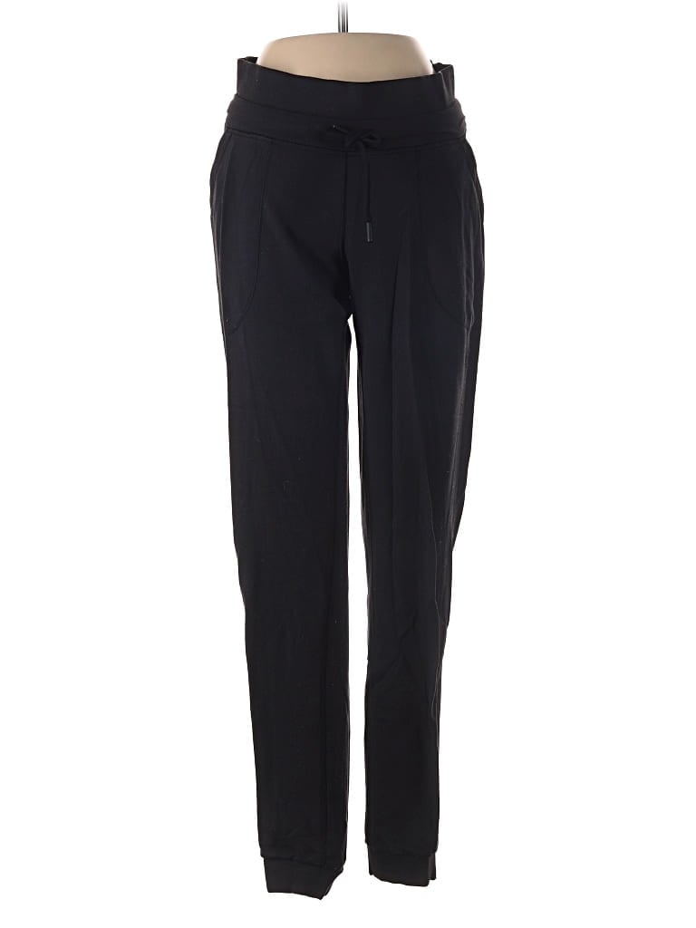Pre-owned Lululemon Athletica Track Pants In Black
