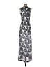A.L.C. 100% Silk Floral Gray Casual Dress Size XS - photo 2