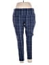 Natural Reflections Plaid Blue Casual Pants Size XXL - photo 1