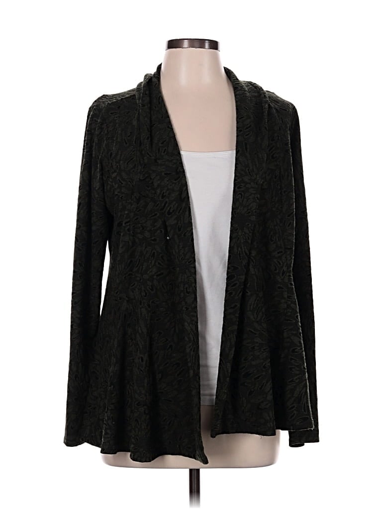 Pre-owned Cut Loose Kimono In Black