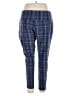 Natural Reflections Plaid Blue Casual Pants Size XXL - photo 2