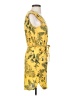 Papillon 100% Viscose Print Yellow Casual Dress Size S - photo 4