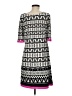 Eliza J Chevron-herringbone Gray Casual Dress Size 8 - photo 2