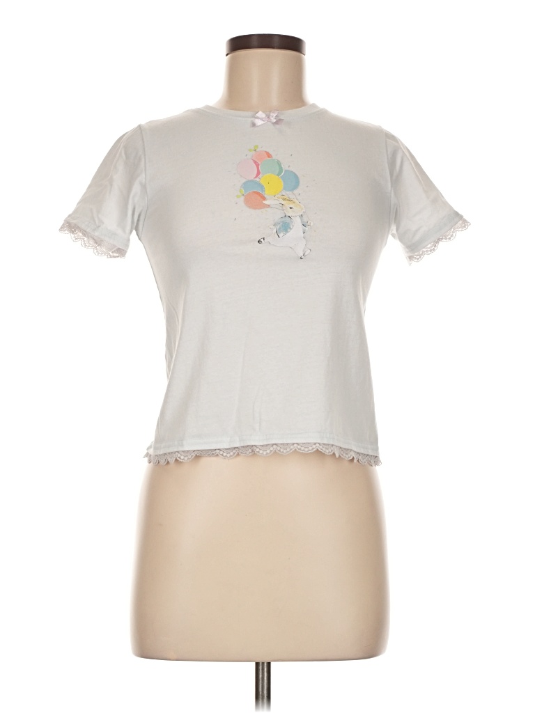 Pre-owned Assorted Brands Short Sleeve T-shirt In White