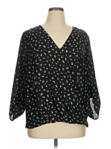 Lush 3/4 Sleeve Blouse (view 1)