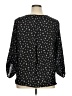 Lush Black 3/4 Sleeve Blouse Size 1X - photo 2