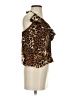 Karina Grimaldi 100% Silk Animal Print Brown Sleeveless Silk Top Size S - photo 4