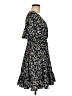 Shein 100% Polyester Floral Black Casual Dress Size M - photo 4