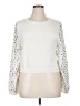 Cozy Casuals Polka Dots White Pullover Sweater Size 1X - 2X - photo 1