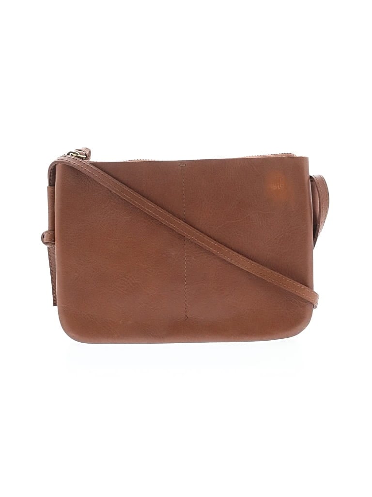 Pre-owned Madewell Leather Shoulder Bag In Brown