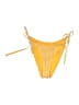 Forever 21 Checkered-gingham Yellow Swimsuit Bottoms Size S - photo 1