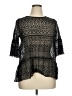 Zanzea Collection 100% Polyester Black 3/4 Sleeve Blouse Size XL - photo 1