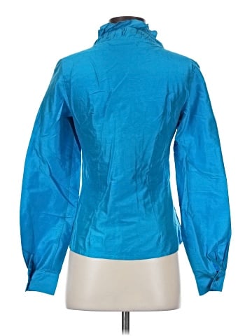 J. McLaughlin Long Sleeve Silk Top (view 2)