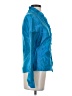 J. McLaughlin 100% Silk Blue Long Sleeve Silk Top Size 2 - photo 4
