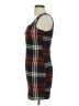 Shein 100% Polyester Plaid Brown Casual Dress Size 6 - photo 5