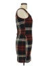 Shein 100% Polyester Plaid Brown Casual Dress Size 6 - photo 4