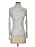 Topshop Metallic Silver Turtleneck Sweater Size 4 - 6 - photo 1