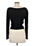 Bebe Black Long Sleeve Top Size M - photo 2