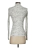 Topshop Metallic Silver Turtleneck Sweater Size 4 - 6 - photo 2