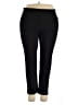 George Solid Black Active Pants Size 22 - photo 1