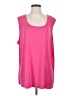 White Stag 100% Polyester Pink Sleeveless Blouse Size 26/28 - photo 1