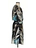 Coco + Carmen 100% Polyester Tropical Teal Casual Dress Size S - photo 4