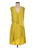Taylor Solid Yellow Cocktail Dress Size 8 - photo 1