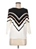 M Magaschoni Chevron-herringbone Ivory Pullover Sweater Size M - photo 1