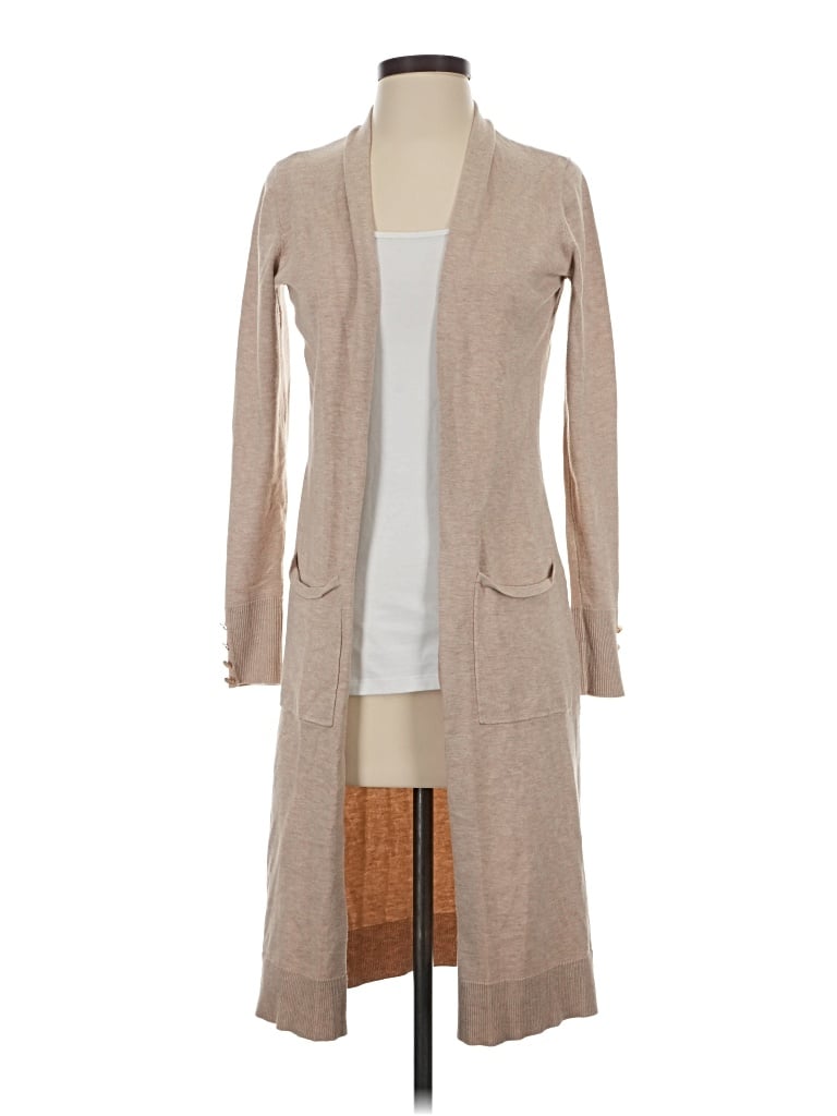 Pre-owned Cyrus Cardigan Sweater In Tan