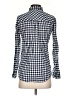 J.Crew Checkered-gingham Blue Long Sleeve Button-Down Shirt Size 00 - photo 2
