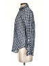 J.Crew Checkered-gingham Blue Long Sleeve Button-Down Shirt Size 00 - photo 5