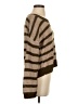 Aqua Stripes Brown Pullover Sweater Size S - photo 4