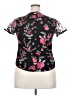 Profile Blush Black Short Sleeve Blouse Size 2X - photo 2