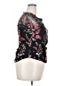 Profile Blush Black Short Sleeve Blouse Size 2X - photo 4