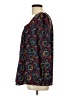 Weekend Suzanne Betro 100% Polyester Burgundy Black Long Sleeve Blouse Size L - photo 5