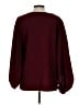 Assorted Brands 100% Polyester Burgundy Long Sleeve Blouse Size L - photo 2