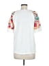 Shein White Short Sleeve T-Shirt Size 6 - photo 2