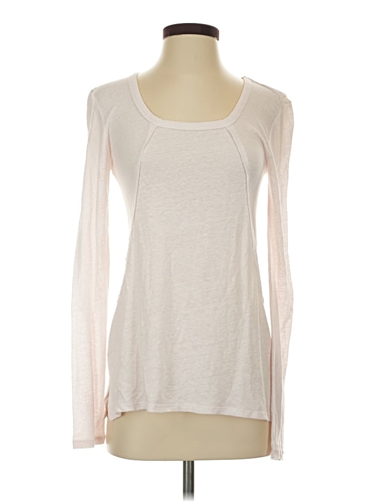 Pre-owned Bobi Long Sleeve T-shirt In White