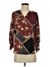 Maurices 100% Polyester Burgundy 3/4 Sleeve Blouse Size S - photo 1