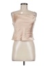 Zara Tan Sleeveless Blouse Size M - photo 1