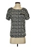 Raindrops by Papillon Black Short Sleeve Top Size S - photo 1