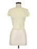 Forever 21 Yellow Short Sleeve Turtleneck Size M - photo 1