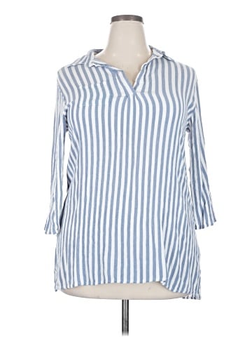 Raviya 3/4 Sleeve Button-Down Shirt (view 1)