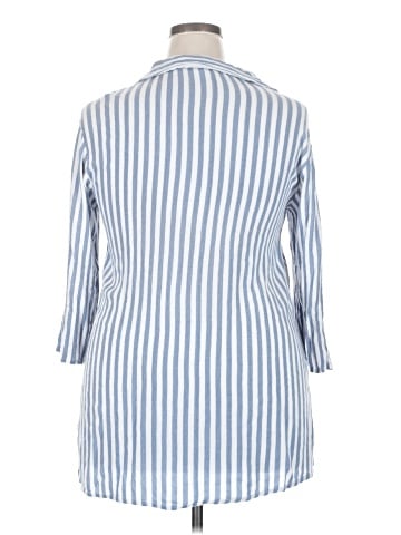 Raviya 3/4 Sleeve Button-Down Shirt (view 2)