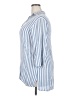 Raviya 100% Rayon Stripes Blue 3/4 Sleeve Button-Down Shirt Size 2X - photo 5