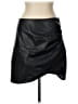Shein 100% Polyester Black Faux Leather Skirt Size 12 - photo 1