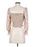 Dress Forum 100% Polyester Floral Multi Color Ivory 3/4 Sleeve Blouse Size S - photo 2